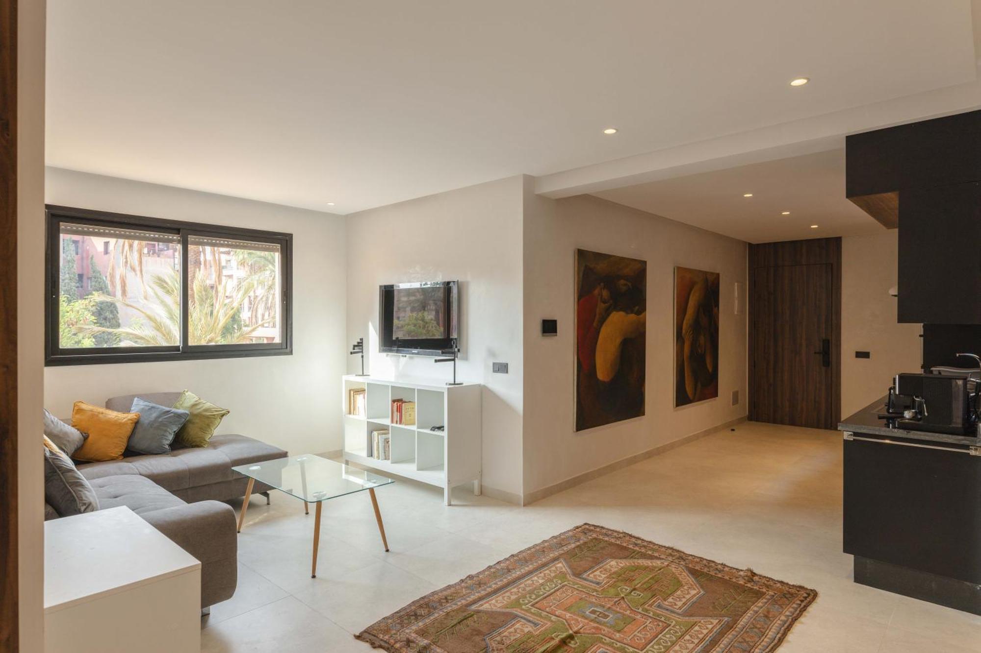 Appartement Uniquement Familial 2 Chambres Spacieux Cosy, Calme Marrakesh Exterior foto